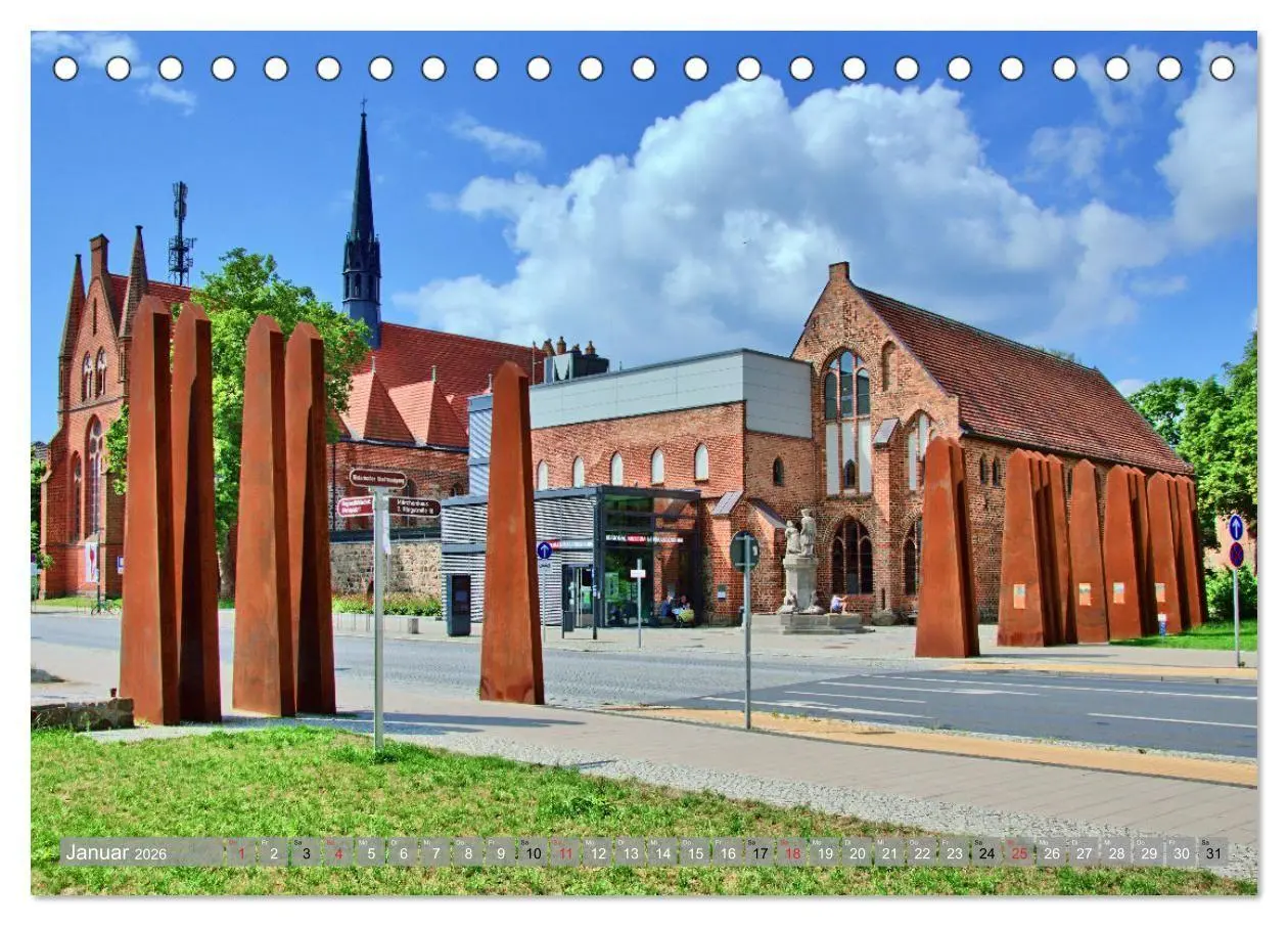 Bild: 9783516705584 | Neubrandenburg - Stadt der 4 Türme (Tischkalender 2026 DIN A5...