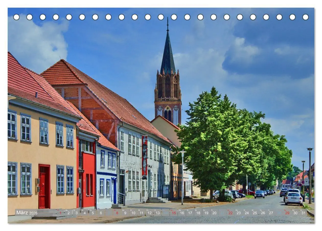 Bild: 9783516705584 | Neubrandenburg - Stadt der 4 Türme (Tischkalender 2026 DIN A5...