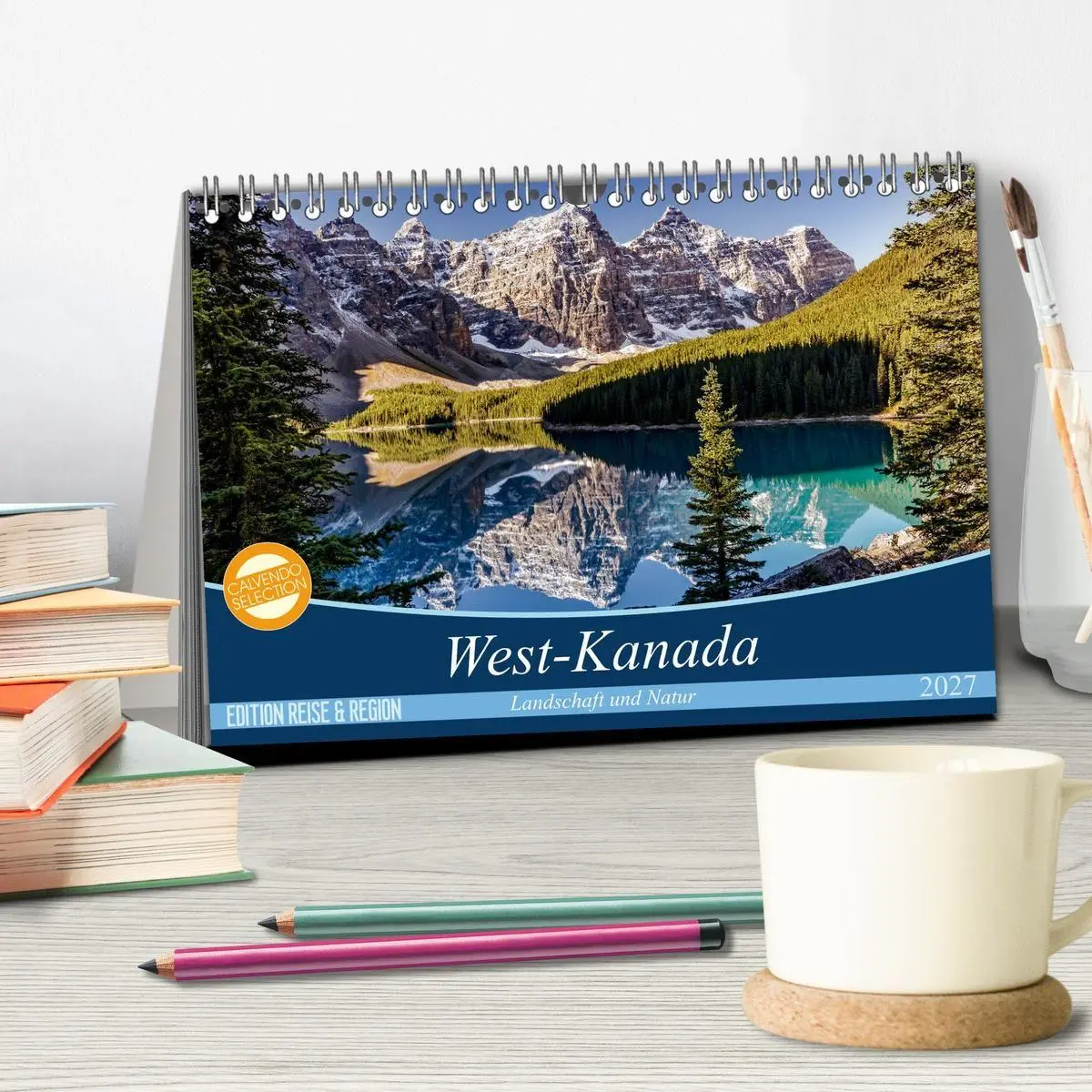 Bild: 9783594235584 | West-Kanada (Tischkalender 2027 DIN A5 quer), CALVENDO Monatskalender
