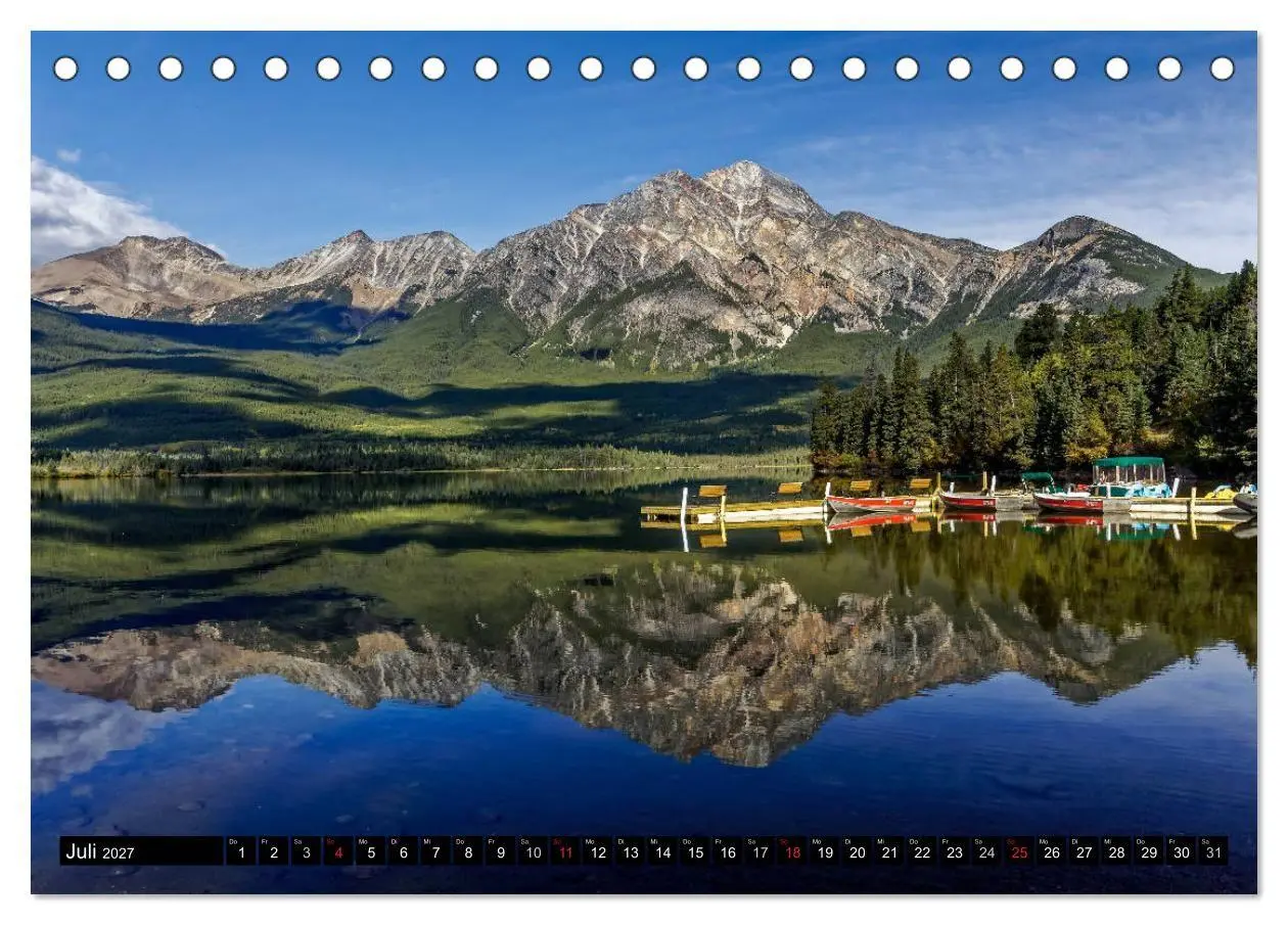 Bild: 9783594235584 | West-Kanada (Tischkalender 2027 DIN A5 quer), CALVENDO Monatskalender