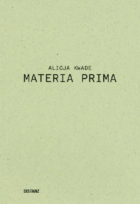 Cover: 9783942405584 | Alicja Kwade | Materia Prima. Deutsch/Englisch | Alicja Kwade | Buch