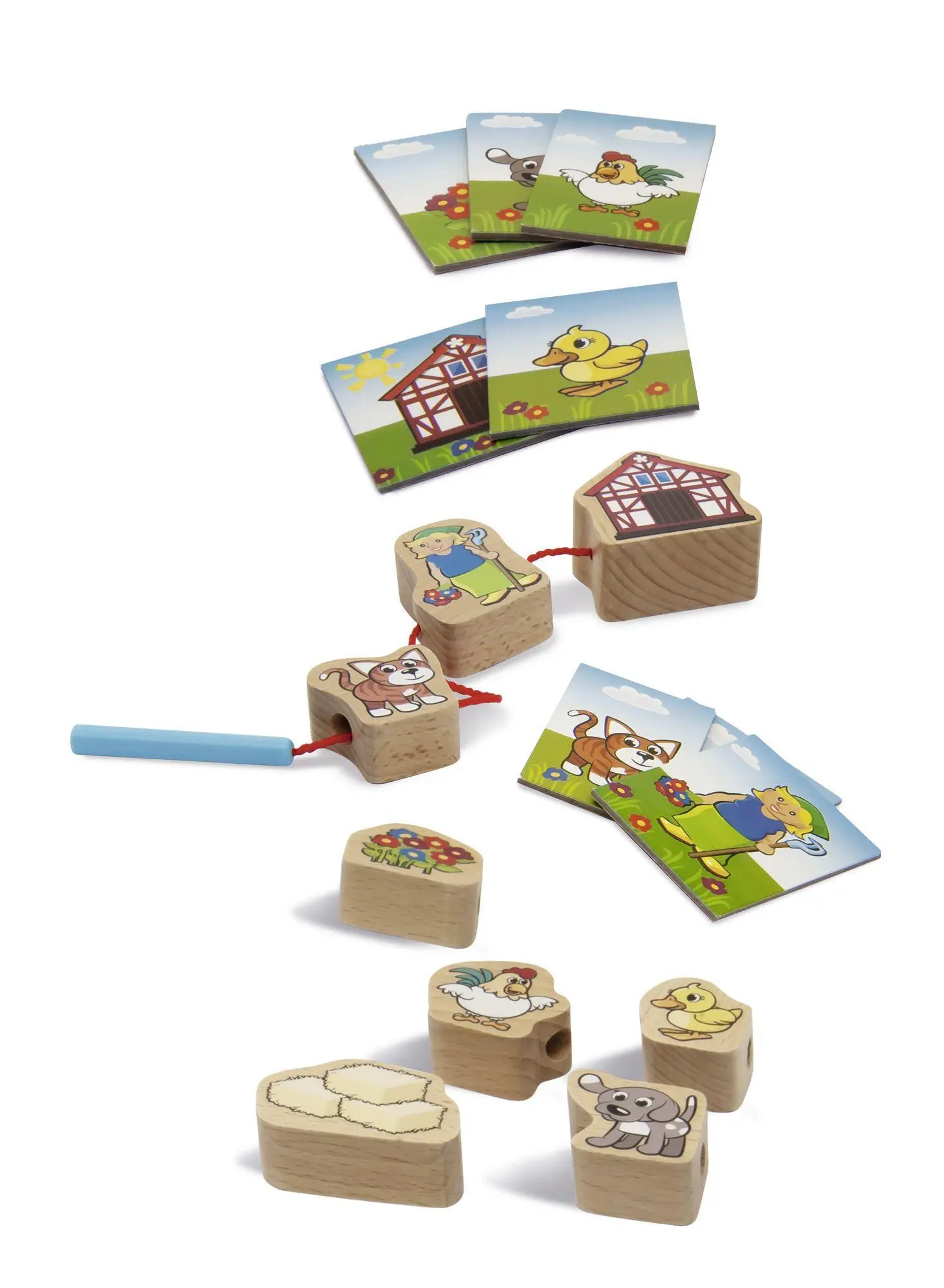 Bild: 4003046005684 | EH Fädelspiel, 13-tlg. | Spiel | 100005200 | Deutsch | 2023 | Eichhorn
