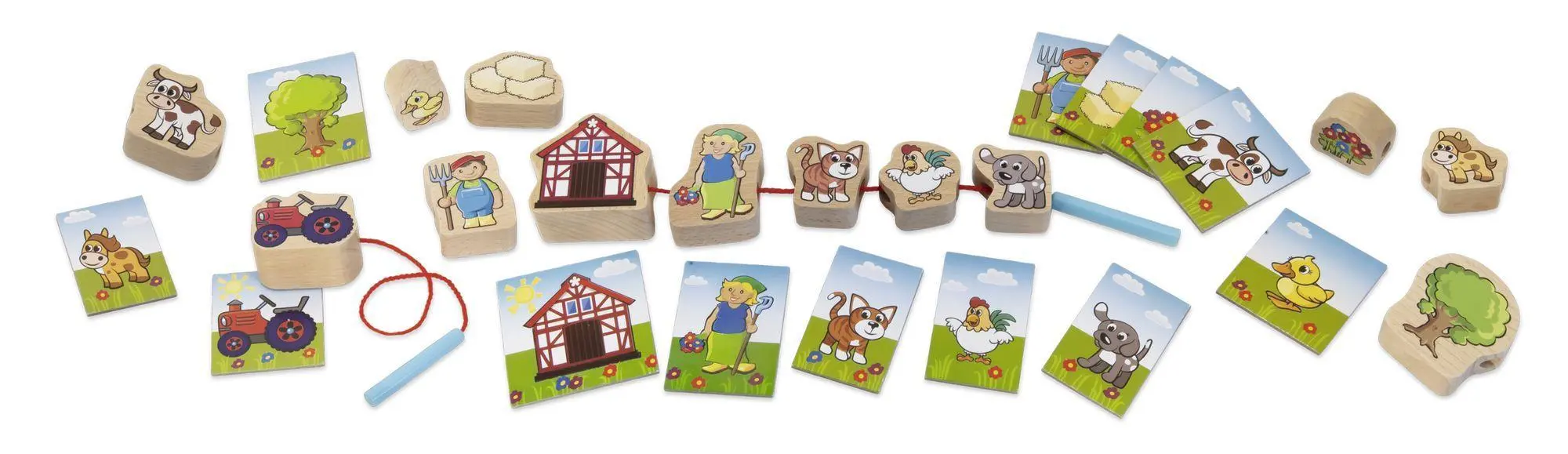 Bild: 4003046005684 | EH Fädelspiel, 13-tlg. | Spiel | 100005200 | Deutsch | 2023 | Eichhorn