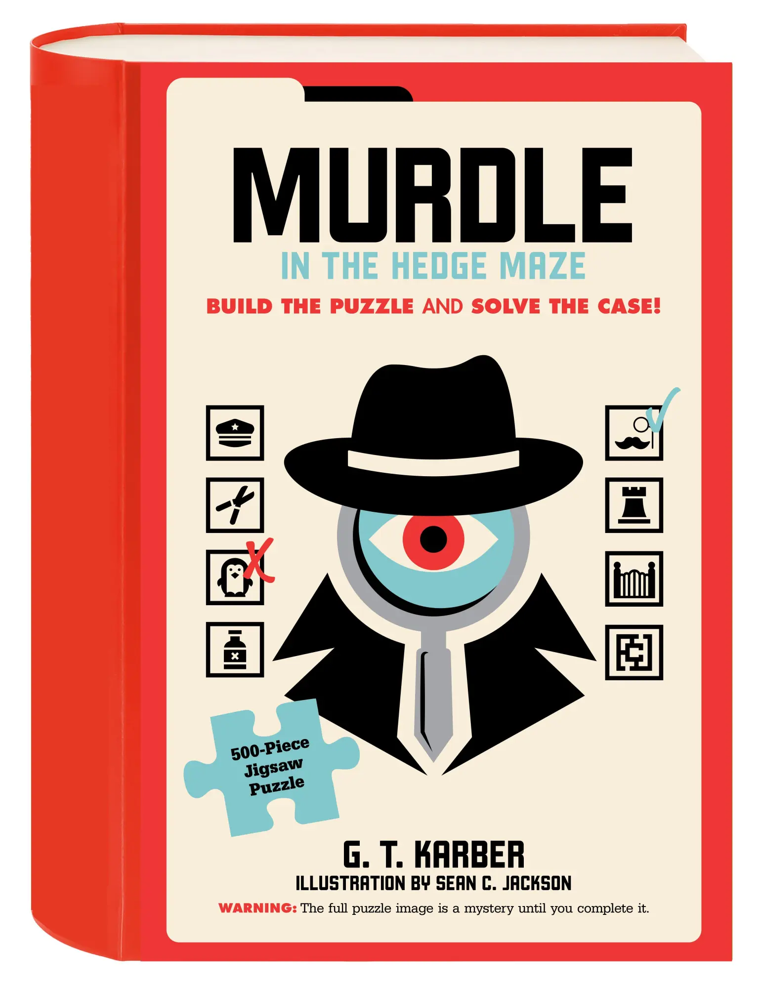 Cover: 9781797235684 | Murdle in the Hedge Maze 500-Piece Jigsaw Puzzle | Karber (u. a.)