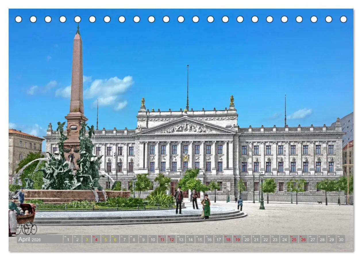 Bild: 9783457775684 | Leipzig zur Kaiserzeit in Farbe (Tischkalender 2026 DIN A5 quer),...