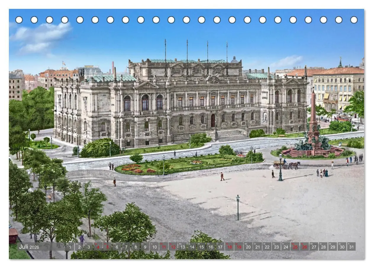 Bild: 9783457775684 | Leipzig zur Kaiserzeit in Farbe (Tischkalender 2026 DIN A5 quer),...