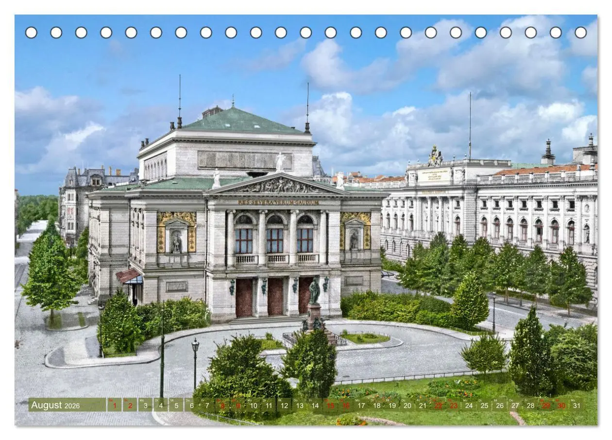 Bild: 9783457775684 | Leipzig zur Kaiserzeit in Farbe (Tischkalender 2026 DIN A5 quer),...