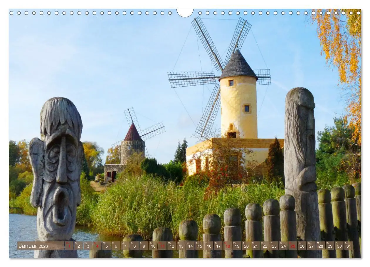Bild: 9783457915684 | Gifhorn - Kleine Reise durch die Welt der Mühlen (Wandkalender 2026...