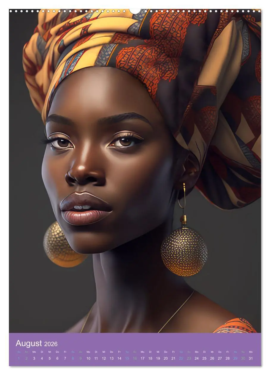 Bild: 9783516315684 | Afrikanische Frauen - Portraits im Stil der afrikanischen Kultur...