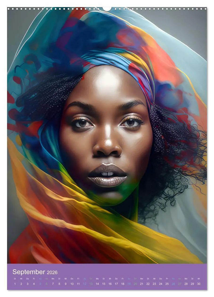 Bild: 9783516315684 | Afrikanische Frauen - Portraits im Stil der afrikanischen Kultur...