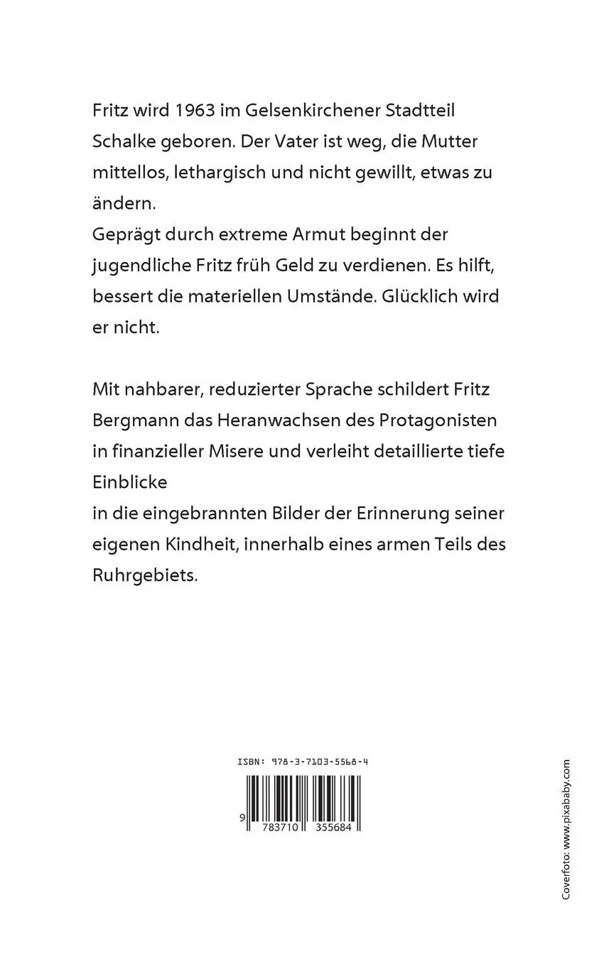 Rückseite: 9783710355684 | Der gefegte Keller | Eine arme Kindheit im armen Westen | Bergmann