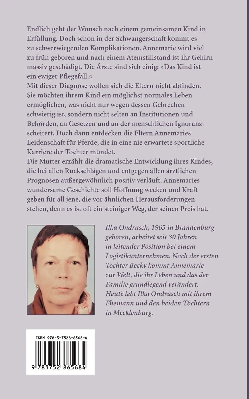 Rückseite: 9783752865684 | Diagnose ewiger Pflegefall | Ilka Ondrusch | Taschenbuch | 152 S.