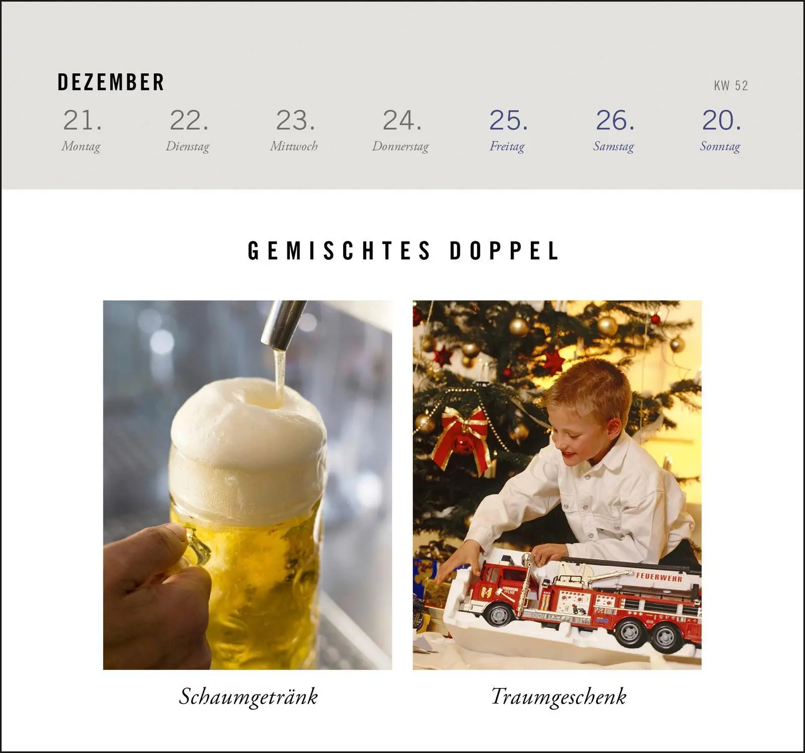 Bild: 4260308345784 | Postkartenkalender 2026: Gemischtes Doppel | Magazin | Kalender | 2026