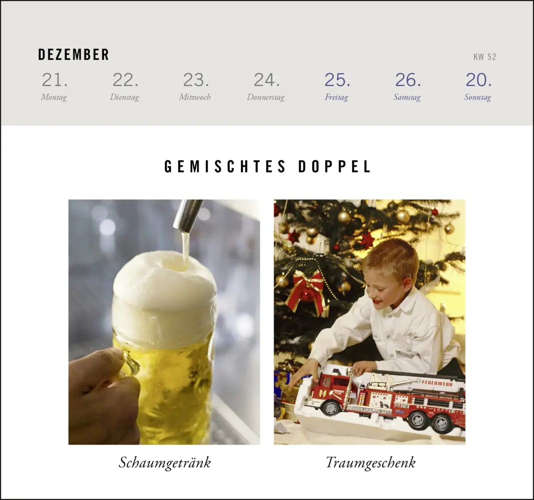 Bild: 4260308345784 | Postkartenkalender 2026: Gemischtes Doppel | Magazin | Kalender | 2026
