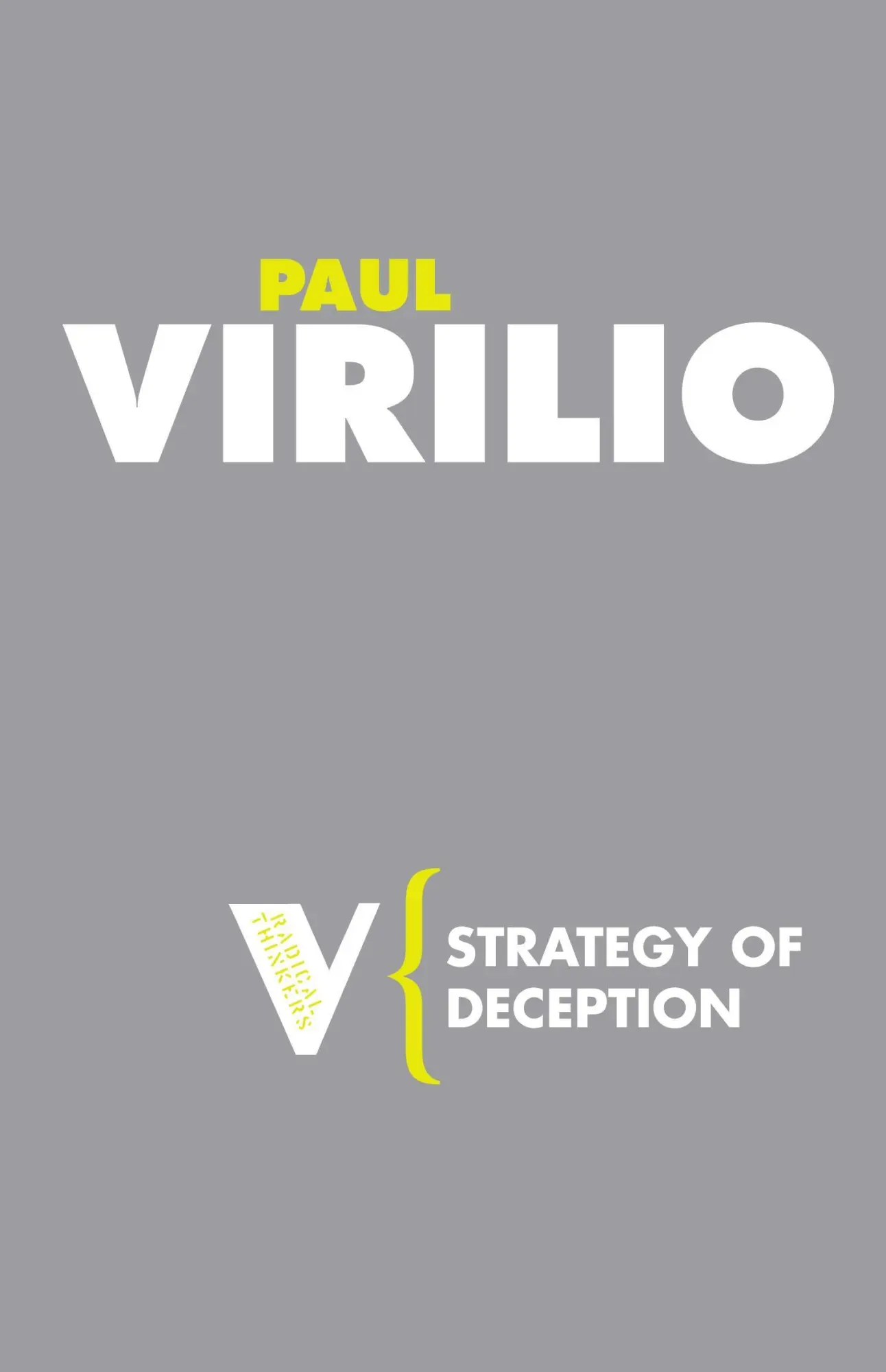 Cover: 9781844675784 | Strategy of Deception | Paul Virilio | Taschenbuch | Englisch | 2007