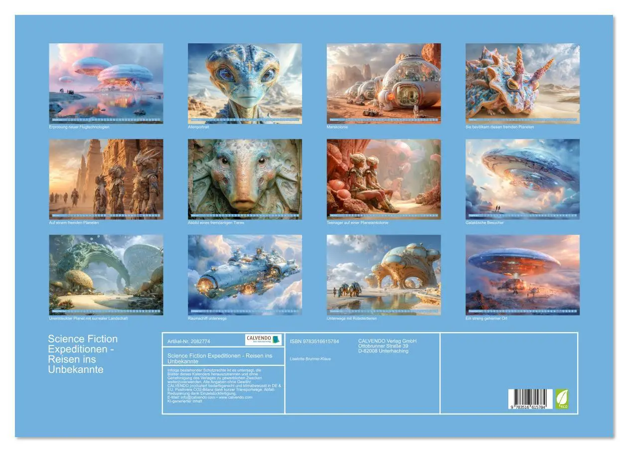 Bild: 9783516615784 | Science Fiction Expeditionen - Reisen ins Unbekannte (Wandkalender...
