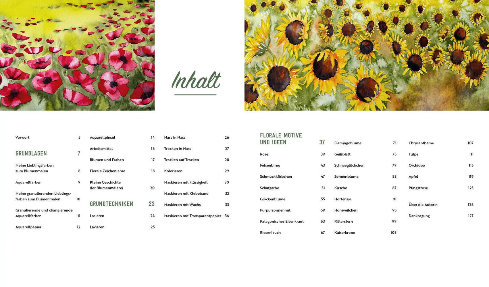 Rückseite: 9783745925784 | Aquarell-Effekte Blumen | Urte Zimmermann | Buch | 128 S. | Deutsch