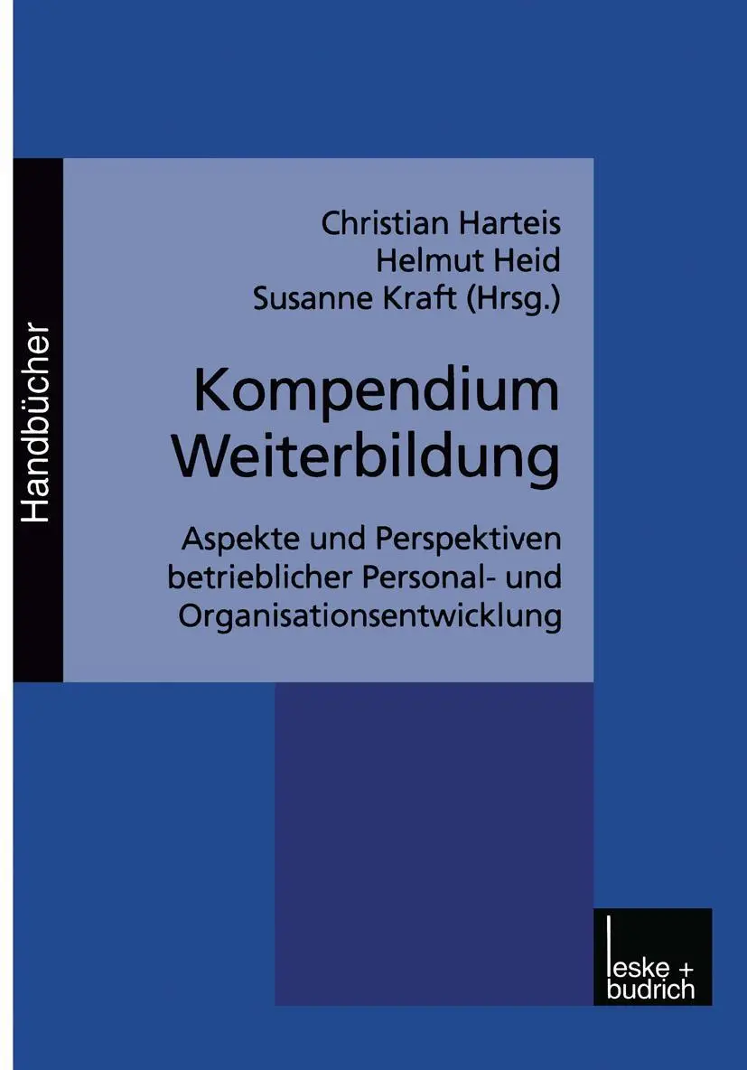 Cover: 9783810025784 | Kompendium Weiterbildung | Christian Harteis (u. a.) | Taschenbuch