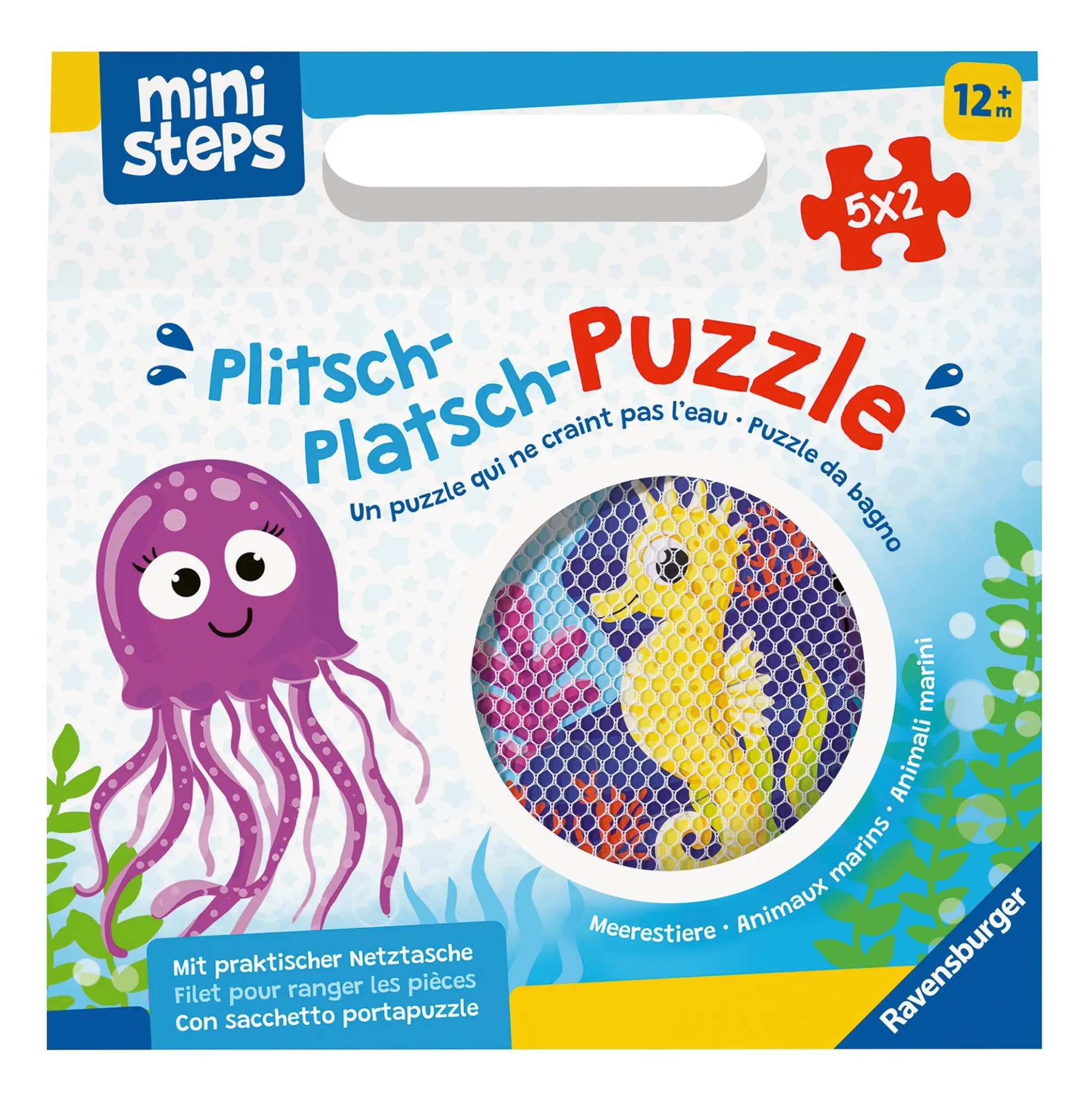 Cover: 4005556045884 | ministeps Plitsch-Platsch-Puzzle Meerestiere - ab 12 Monate | Spiel