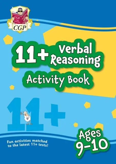 Cover: 9781789085884 | 11+ Activity Book: Verbal Reasoning - Ages 9-10 | Cgp Books | Buch