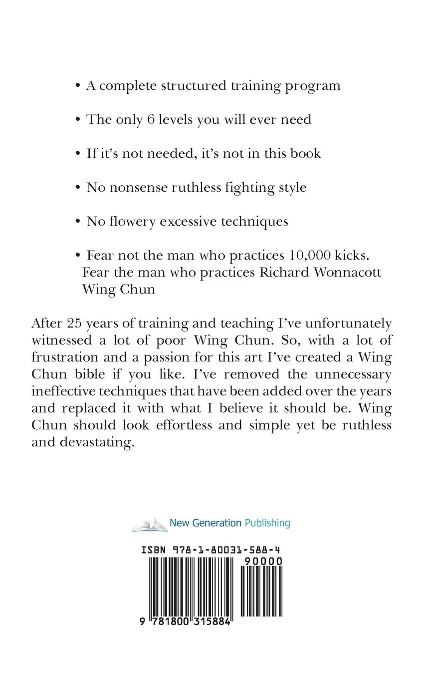 Rückseite: 9781800315884 | Wing Chun Made Easy | Richard Wonnacott | Taschenbuch | Englisch