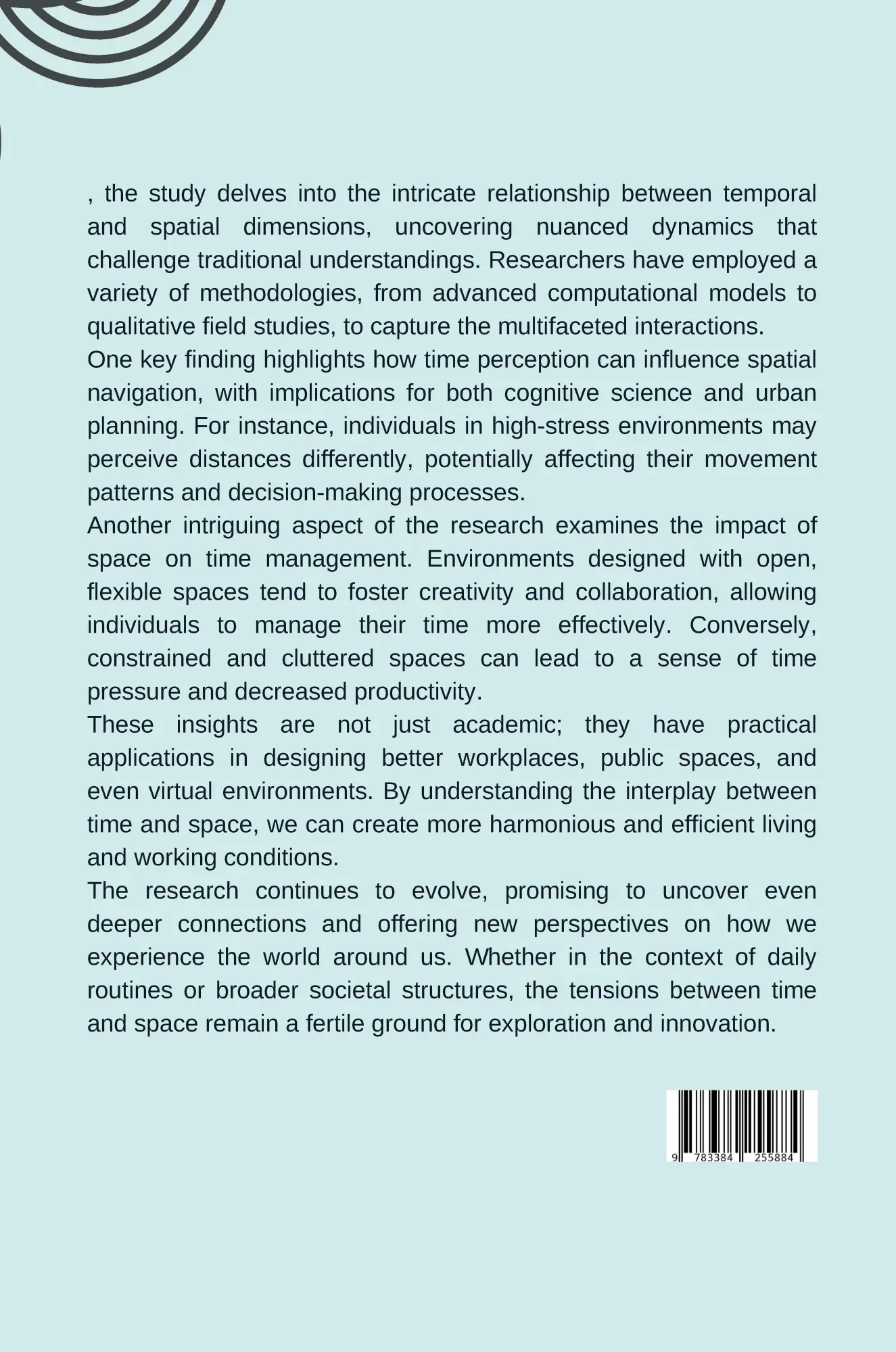 Rückseite: 9783384255884 | Researching the Relationship Between Time and Space: A Compilation...