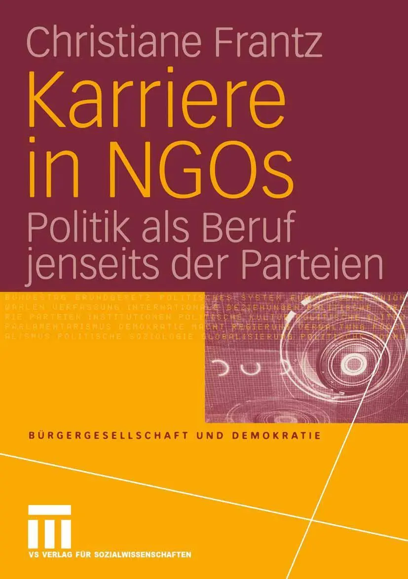 Cover: 9783531145884 | Karriere in NGOs | Politik als Beruf jenseits der Parteien | Frantz