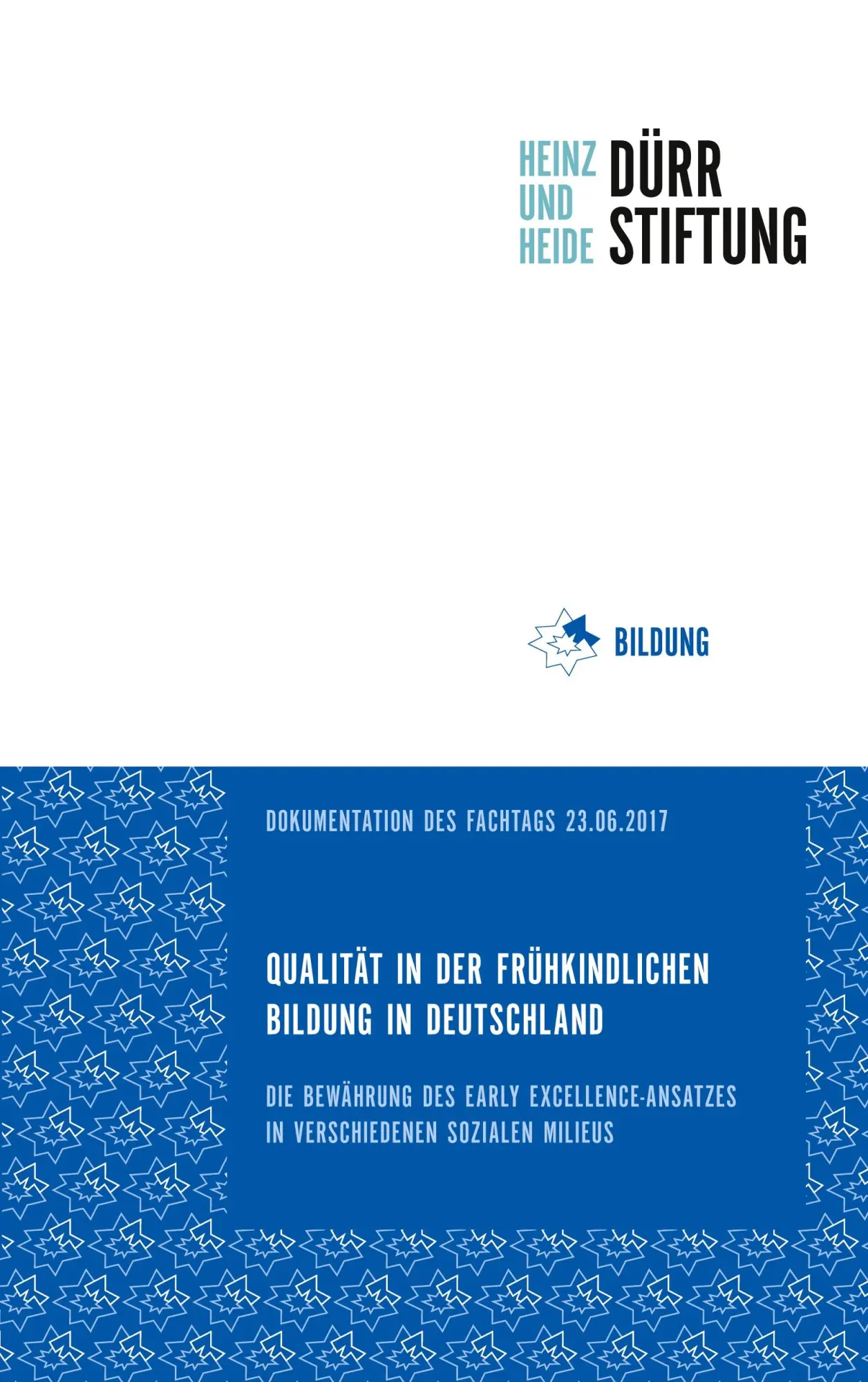 Cover: 9783695735884 | Qualität in der frühkindlichen Bildung in Deutschland | Stiftung