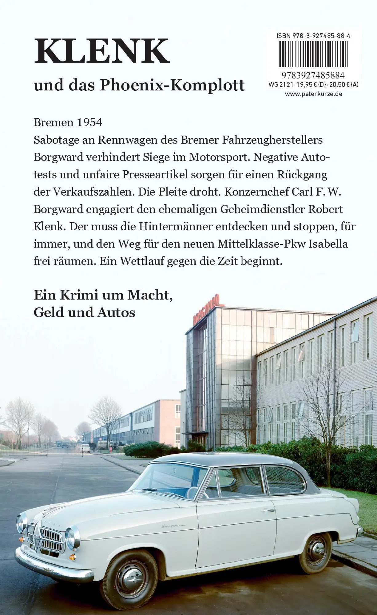 Rückseite: 9783927485884 | Klenk und das Phoenix-Komplott | Peter Kurze | Taschenbuch | Deutsch