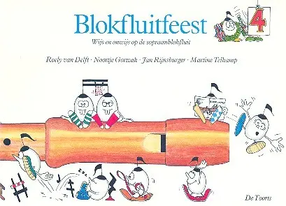 Cover: 9789060205884 | Blokfluitfeest 4 | Delft | Buch | Uitgeverij De Toorts