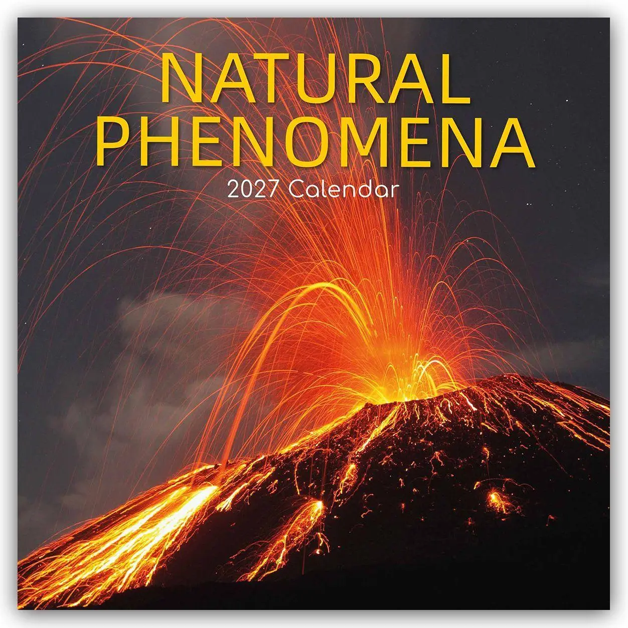 Cover: 9781805975984 | Natural Phenomena - Naturphänomene 2027 - 16-Monatskalender | Ltd