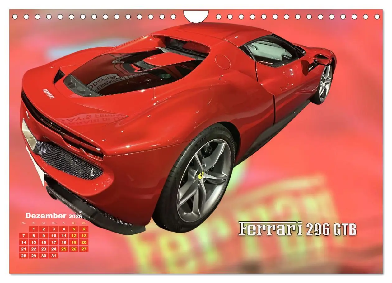 Bild: 9783457365984 | Ferrari - Synonym für Motorsport (Wandkalender 2026 DIN A4 quer),...