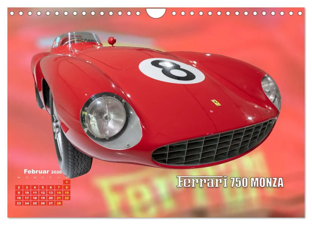 Bild: 9783457365984 | Ferrari - Synonym für Motorsport (Wandkalender 2026 DIN A4 quer),...