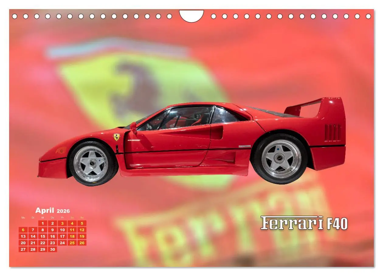 Bild: 9783457365984 | Ferrari - Synonym für Motorsport (Wandkalender 2026 DIN A4 quer),...