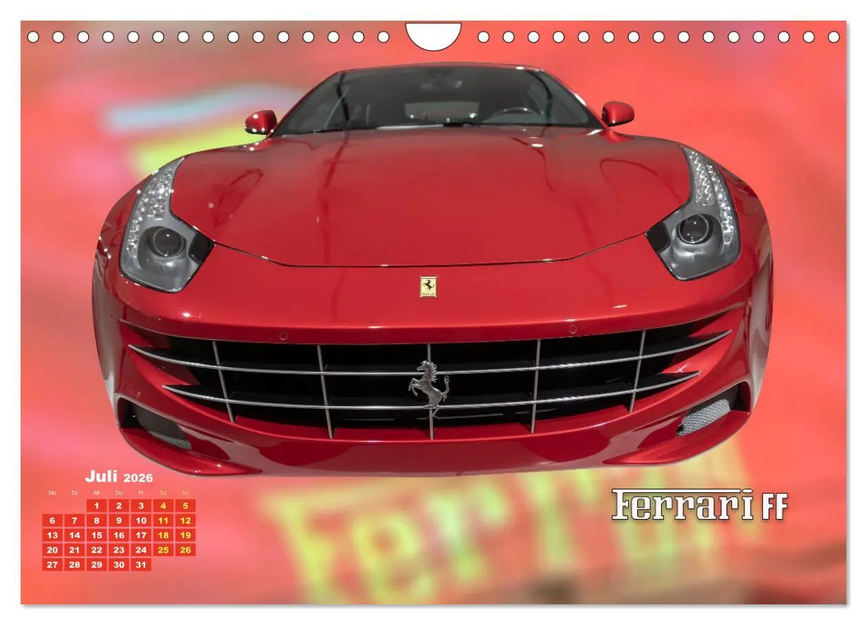 Bild: 9783457365984 | Ferrari - Synonym für Motorsport (Wandkalender 2026 DIN A4 quer),...