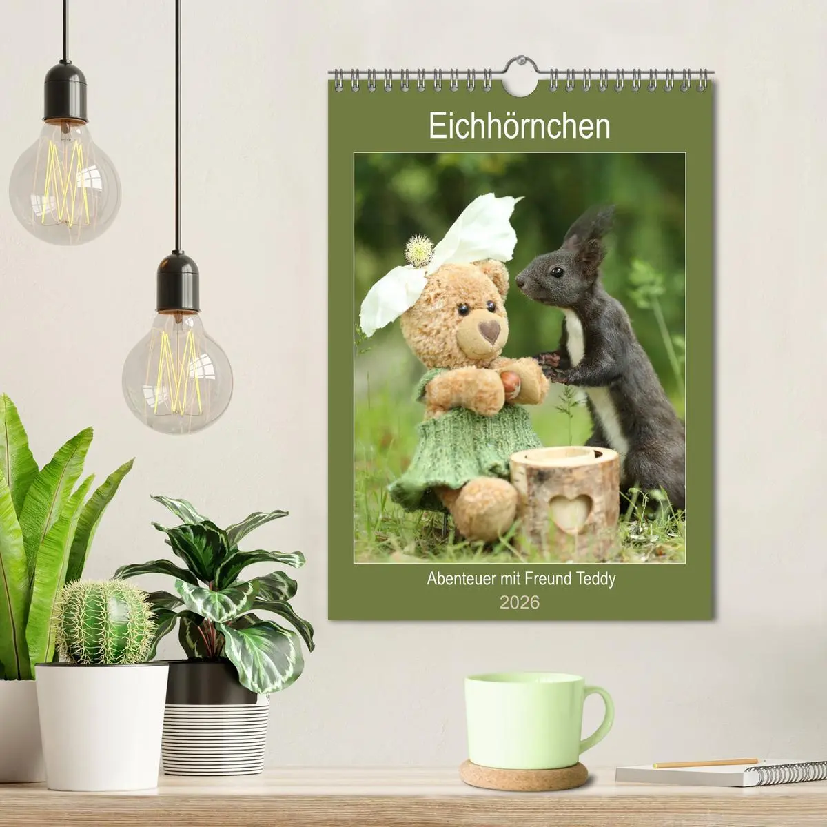 Bild: 9783516385984 | Eichhörnchen - Abenteuer mit Freund Teddy (Wandkalender 2026 DIN A4...