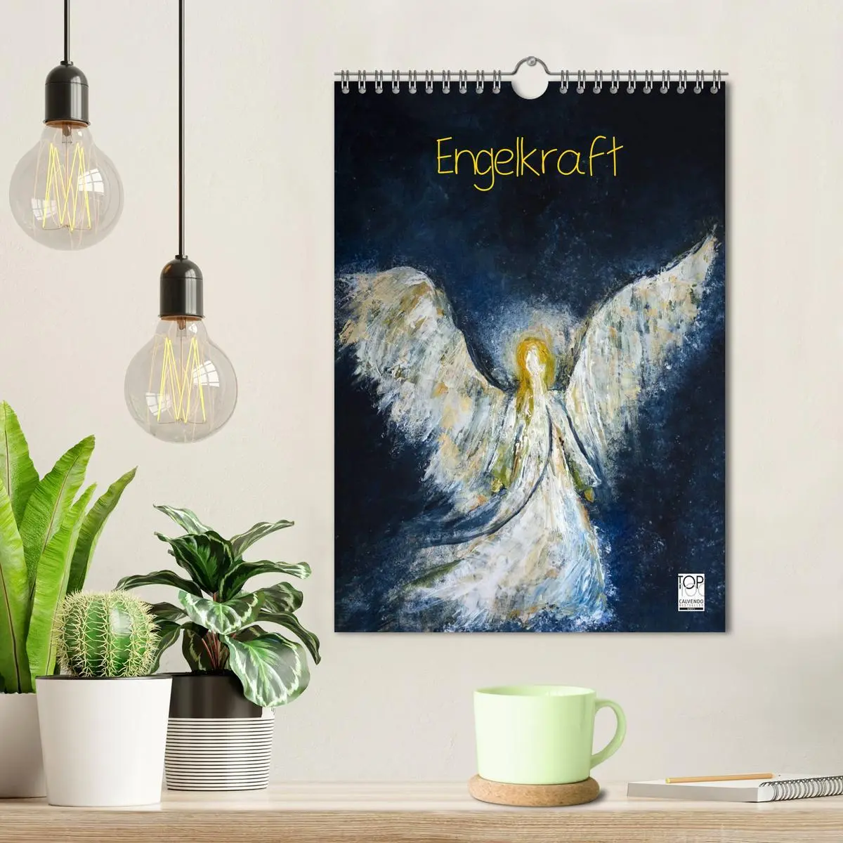 Bild: 9783516455984 | Engelkraft (Wandkalender 2026 DIN A4 hoch), CALVENDO Monatskalender