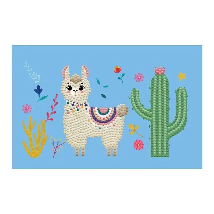 Bild: 4895225926084 | DOTZIES BY DIAMOND DOTZ - Diamond Painting Etui Llama | 2592608 | 2024
