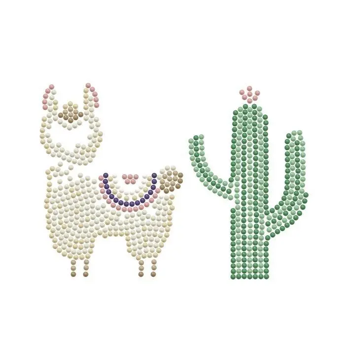 Bild: 4895225926084 | DOTZIES BY DIAMOND DOTZ - Diamond Painting Etui Llama | 2592608 | 2024