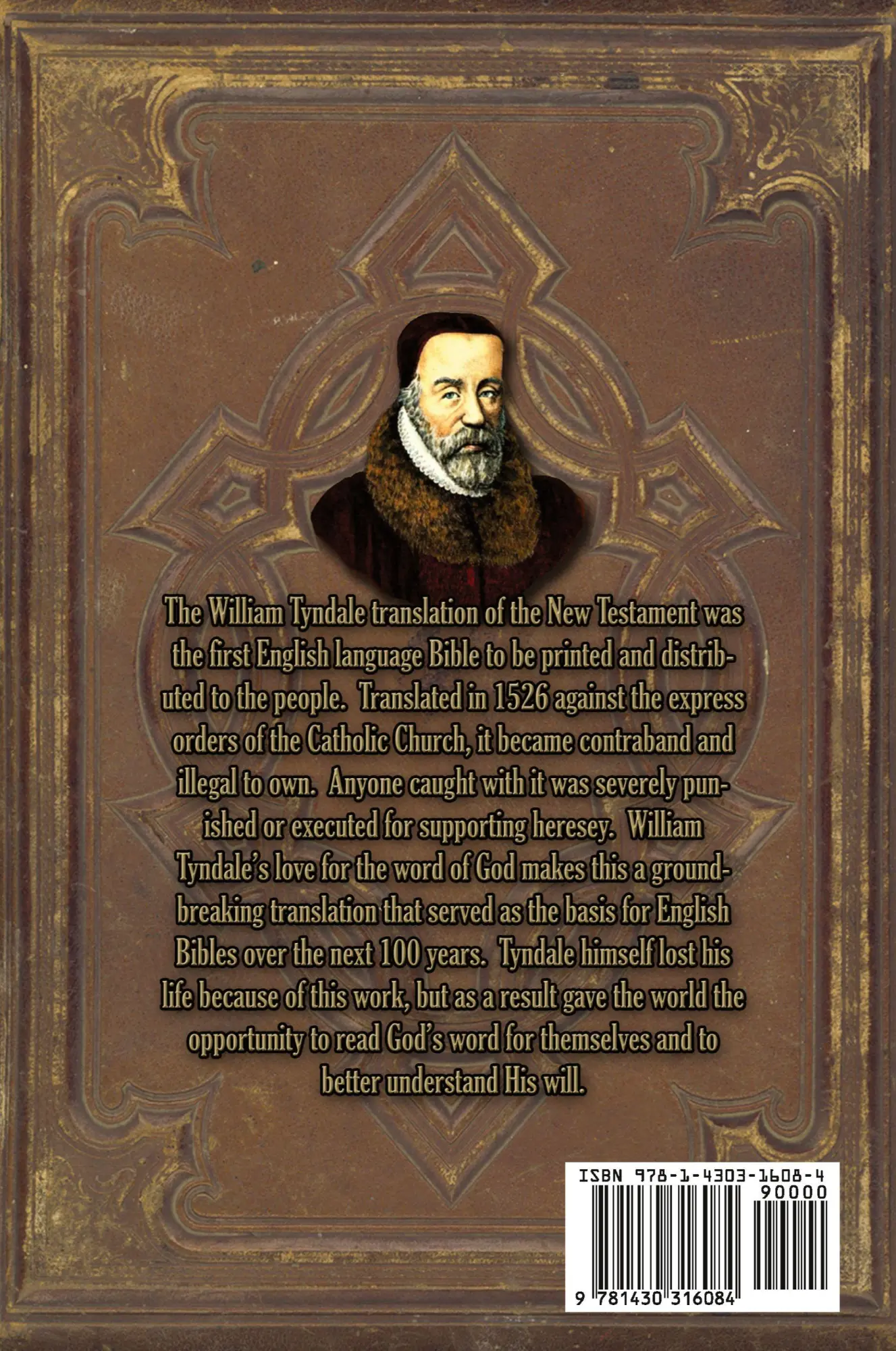 Rückseite: 9781430316084 | The William Tyndale New Testament | David Gaddy | Taschenbuch | 2007
