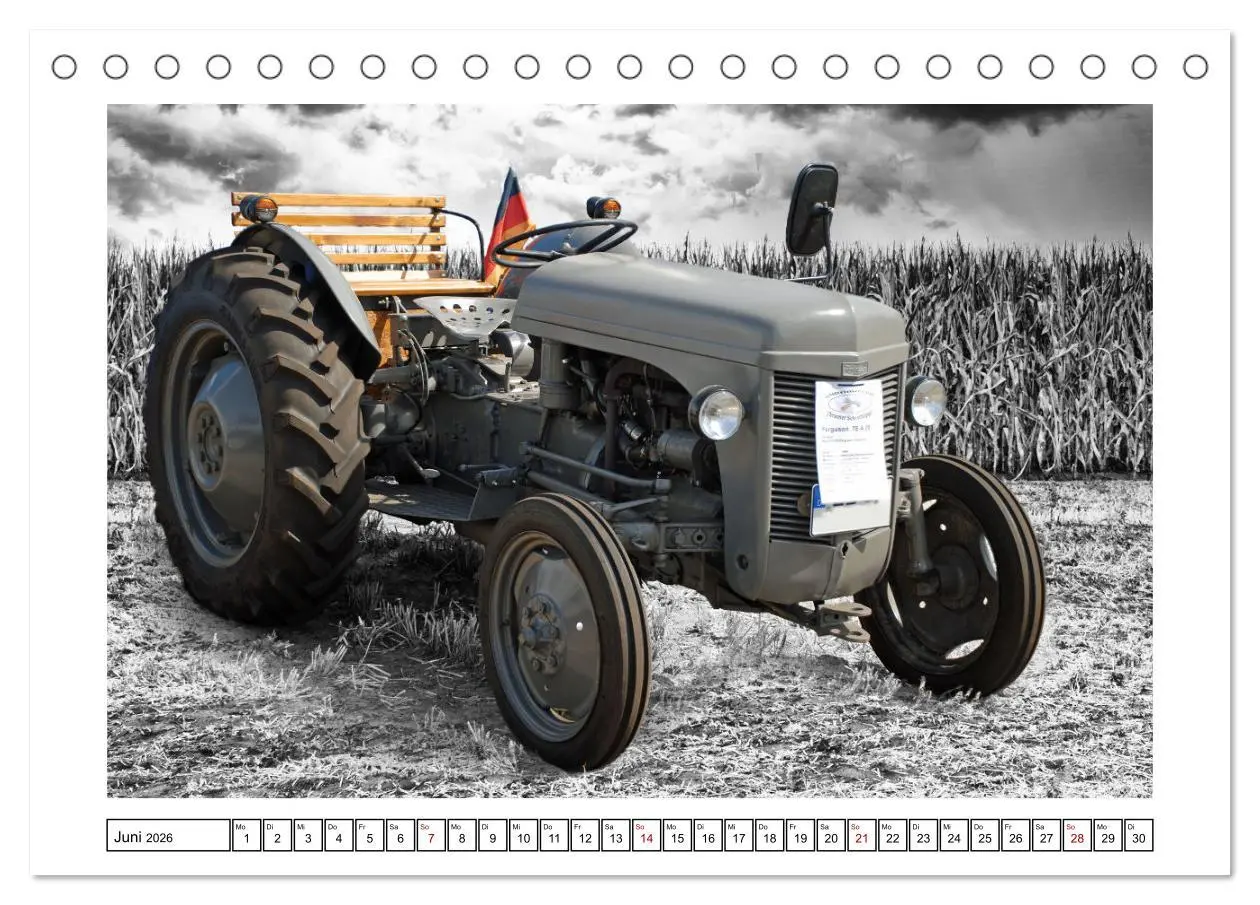 Bild: 9783457566084 | Traktoren - Oldtimer aus dem Ausland (Tischkalender 2026 DIN A5...