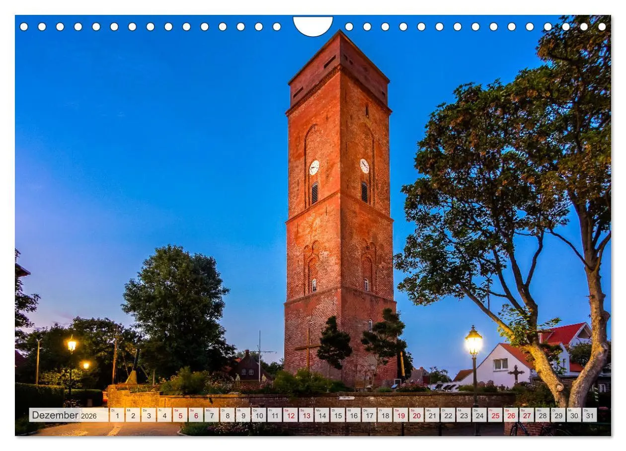 Bild: 9783457636084 | BORKUM-LIEBE (Wandkalender 2026 DIN A4 quer), CALVENDO Monatskalender