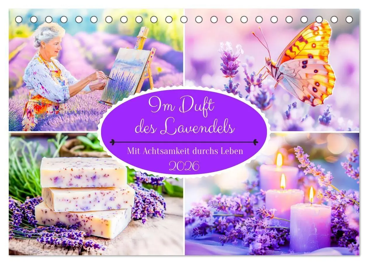 Cover: 9783516656084 | Im Duft des Lavendels - Mit Achtsamkeit durchs Leben (Tischkalender...