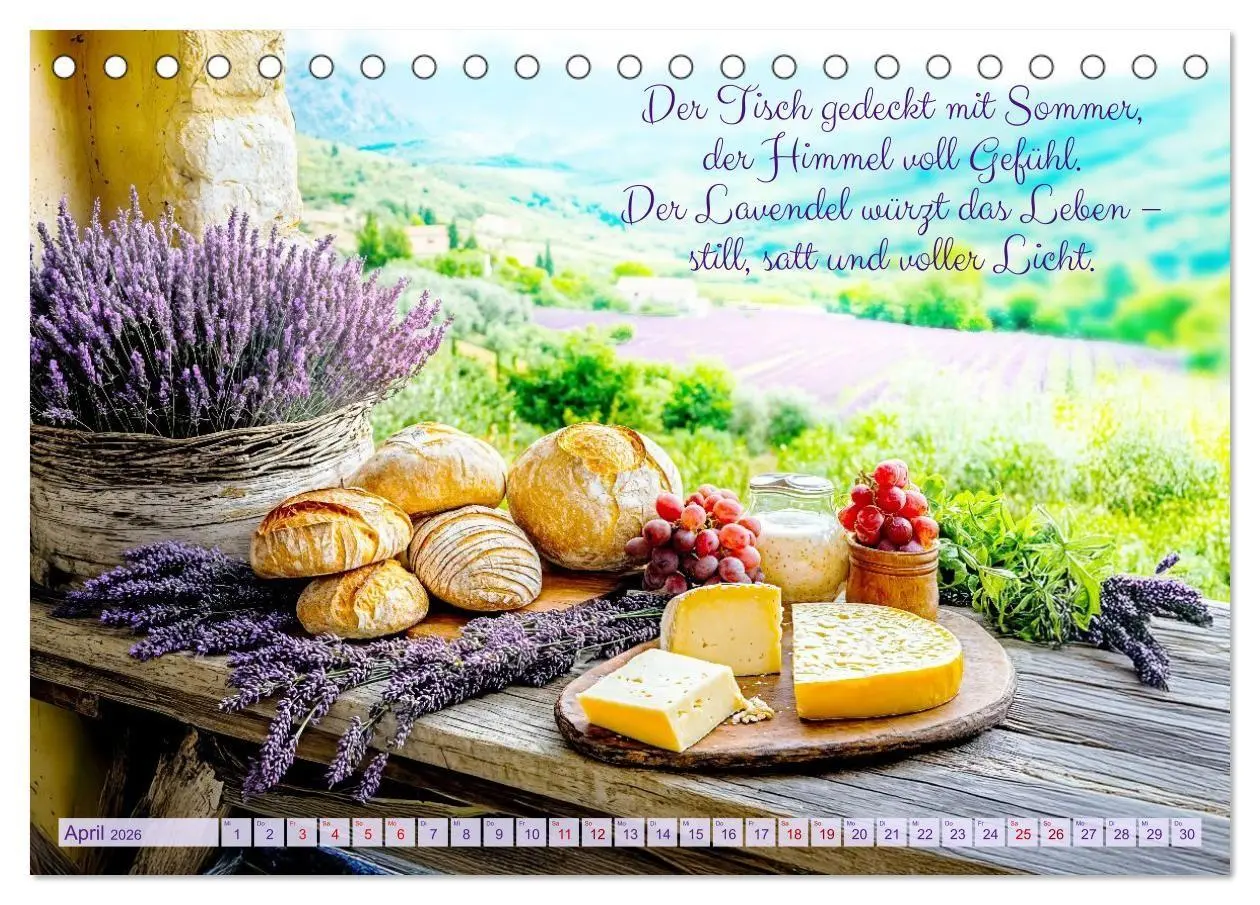 Bild: 9783516656084 | Im Duft des Lavendels - Mit Achtsamkeit durchs Leben (Tischkalender...