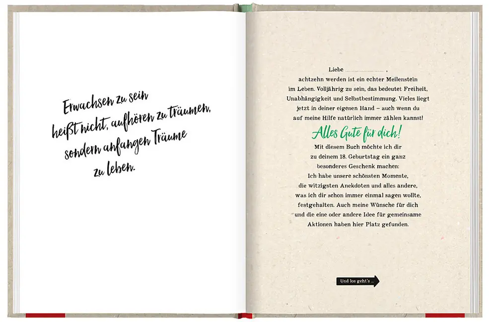 Bild: 4036442006184 | Von mir für dich zum 18. Geburtstag | Ausfüllen &amp; Verschenken | Buch