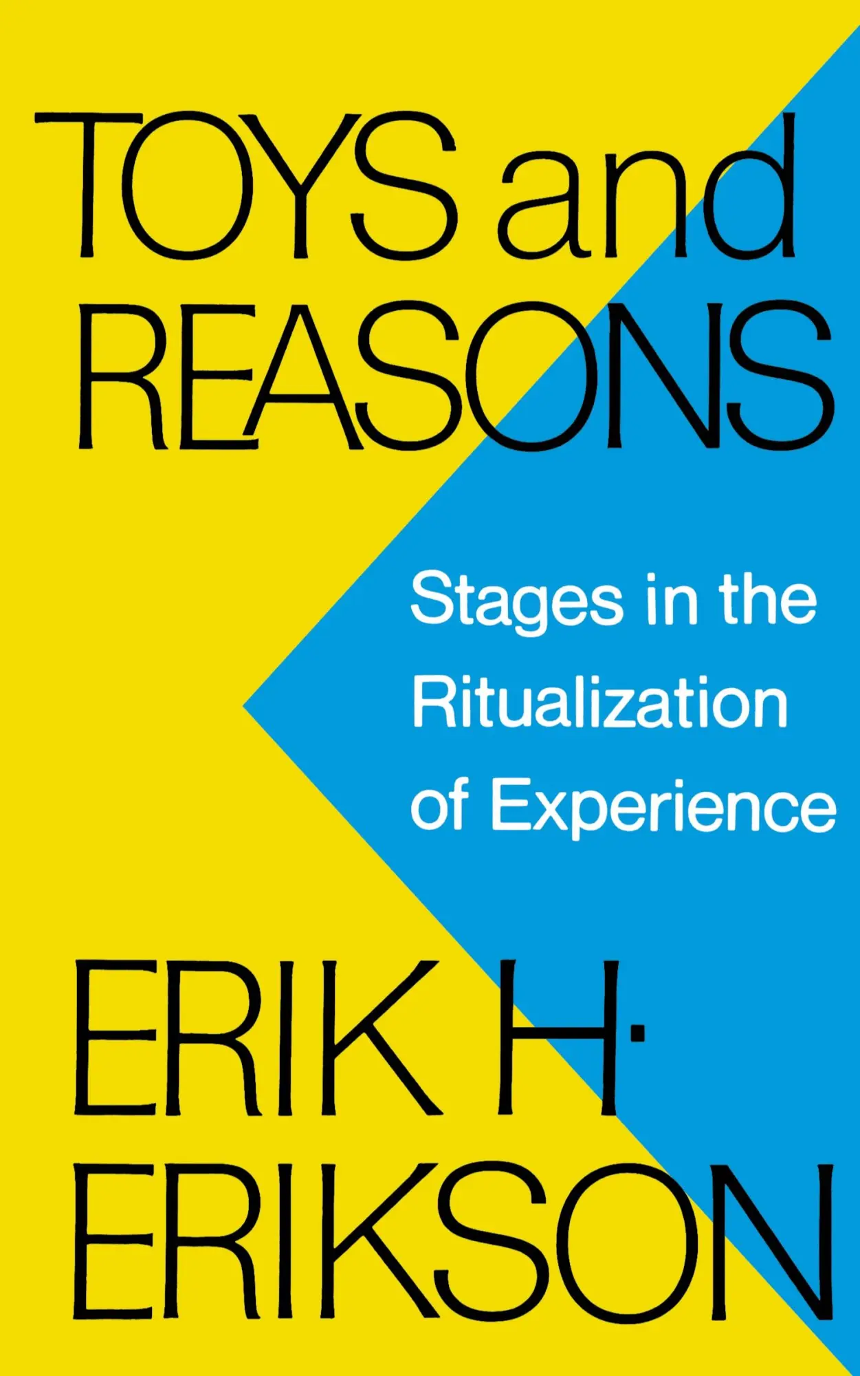 Cover: 9780393336184 | Toys and Reasons | Stages in the Ritualization of Experience | Erikson
