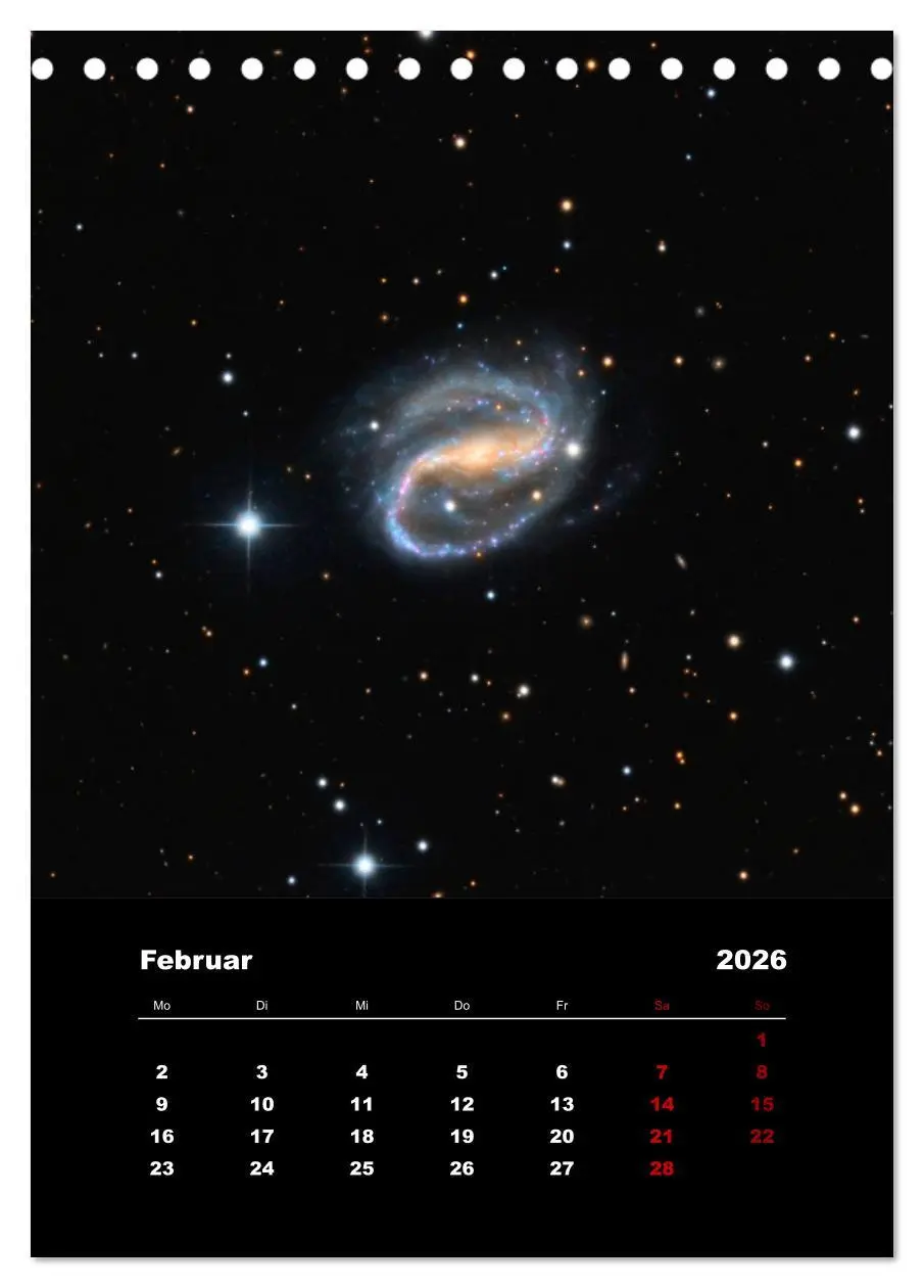 Bild: 9783516406184 | Das Universum (Tischkalender 2026 DIN A5 hoch), CALVENDO...