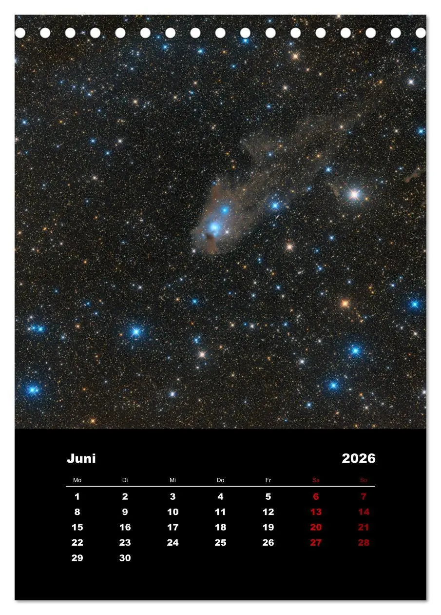 Bild: 9783516406184 | Das Universum (Tischkalender 2026 DIN A5 hoch), CALVENDO...