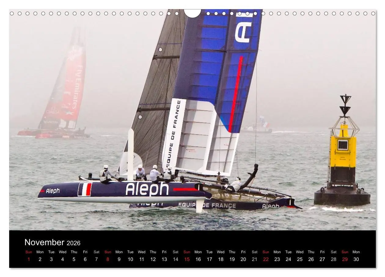 Bild: 9783516576184 | The Beauty of Sailing (Wall Calendar 2026 DIN A3 landscape),...