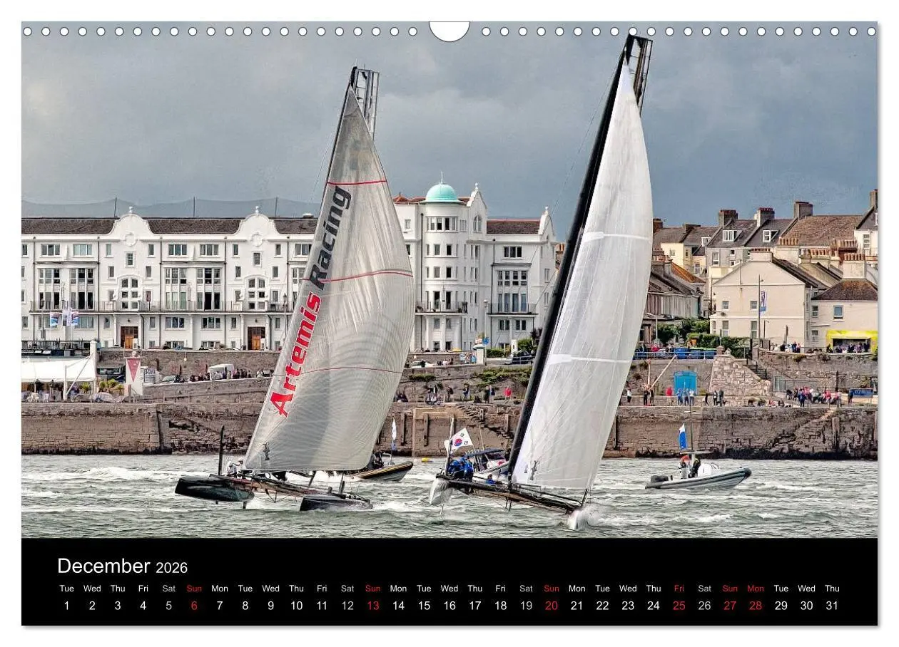 Bild: 9783516576184 | The Beauty of Sailing (Wall Calendar 2026 DIN A3 landscape),...